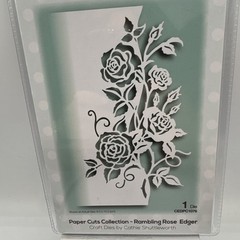 Creative Expressions Paper Cuts Rambling Rose Edger Die Cathie Shuttleworth New