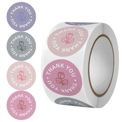 Thank You Stickers – Self Adhesive 500 Label Roll – One Stop Shop