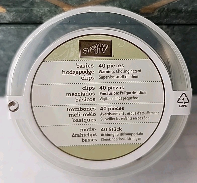 Stampin’ Up! Arrow Paper Clip Embellishments 40 Count
