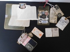 Junk Journal Add On OOAK File Envelope Note Pad Ephemera Tags Choice Of Set
