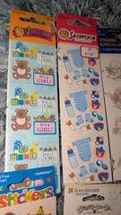 Vintage Stickers Lot 13 Packs Sandylion Hallmark Amscan Paper Arg And More READ