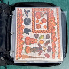 Creative Memories Binder ~ 14 Sheets of Stickers ~ Fall, Autumn, Halloween