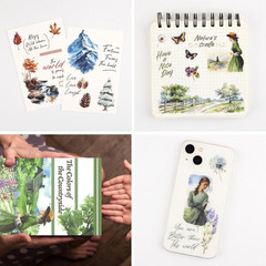 Countryside Scrapbook Sticker, 179 Die Cuts PET and Paper Journaling Sticker Kit