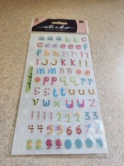 Sticko~Adorable Lower-case Alphabet~Vellum Stickers