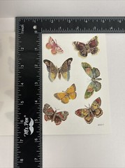 Glitter Butterflies Stickers Dover Little Activity Books 14 Textured Stickers