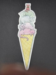 Cute Cat Stickers for Kids Teens Adults, Kawaii Stickers for Girls Boys Lot of 4