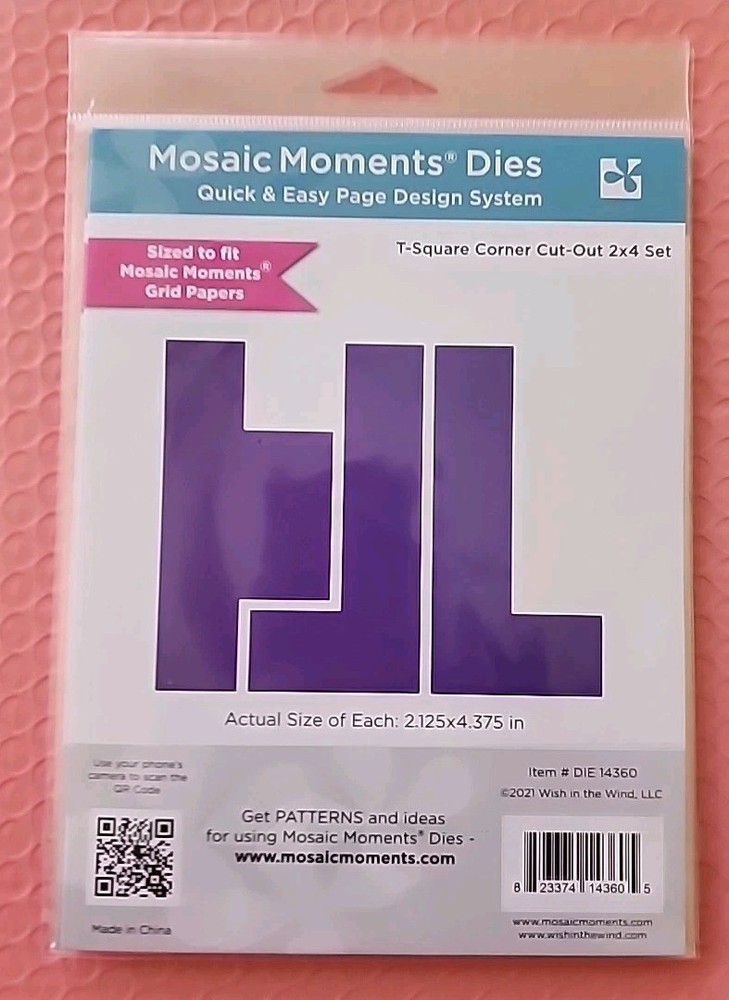 MOSAIC MOMENTS: T-Square Corner Cut-Out 2×4 Set
