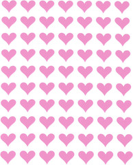 13MM (0.5 Inch) Pastel Pink Heart Stickers for Arts and Crafts Decorative Envelo