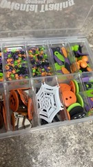 Scrapbooking Lot Halloween Embellishments Brads Eyelets Oriental Trading Pack