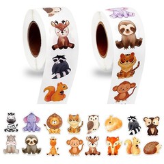 1000 PCS Forest Animal Reward Stickers for Kids, Teacher Classroom Supplies