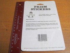PRISM STICKER SHEET VINTAGE LARGE COBRA SNAKE VINTAGE PRISMATIC NIP