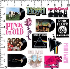 PINK FLOYD VARIETY DIE CUT VINYL 50 CT STICKER PACK