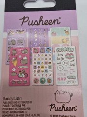 Pusheen the Cat Sticker Mini Book Stickers Pack and Book 6 Sheets Kawaii New!