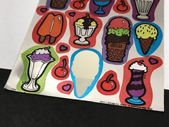 Vintage 1983 Morgan Mark 1 Chrome Ice Cream Sticker Sheet – Missing 1 Sticker