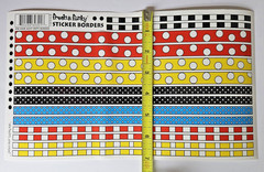 Vintage Fresh & Funky Border Stickers MINI DOTS BORDERS STK300B – New Old Stock