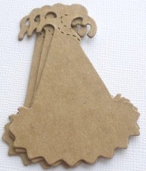 (5) PARTY HATS – Bare Unfinished Chipboard Die Cuts – 2″ x 3″
