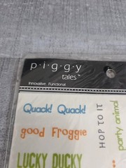 Piggy Tales Lot 5 Little Ducks Collection Rub Ons Scrapbooking b101