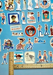 Where’s Waldo Stickers Set (50 Pcs) Novelty Stationery Scrapbook -Waterproof