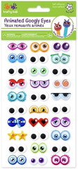 Glitter Googly Eyes Adhesive Sticker Kids Crafts – 30 Sets
