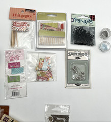 Large Mixed Scrapbooking Craft Supply Lot Fiskars Teresa Collins Pink Paislee
