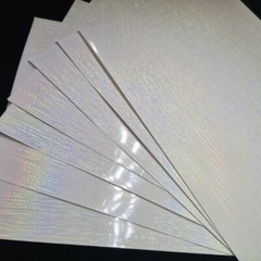 5x A4 Size Holographic Overlay Film Self-Adhesive Cold Laminating Sheets Quality