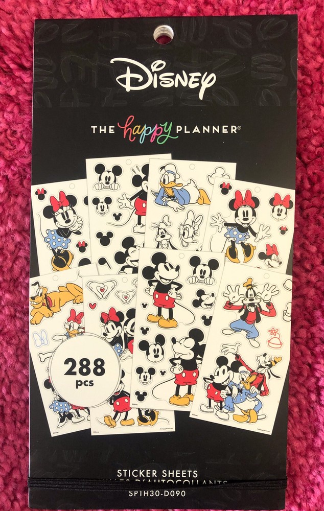 The happy planner Disney 288 Mickey Character Stickers
