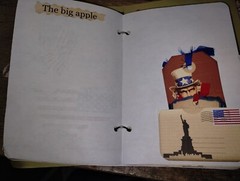 USA America Junk Journal Scrapbook