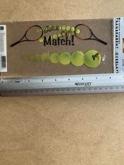 Penn Tennis Transparent Overlay Scrapbooking Decor Embellishment