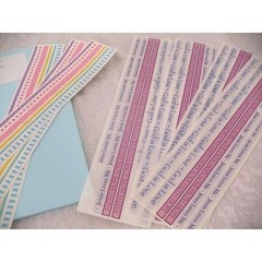 Lot 1 LightBlue Photo Mounting Paper, Gr Length Stickers Religious