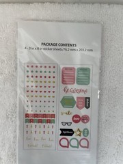 Pen+Gear Paper Lot Of 3 Pack 4-3″x8 Assorted Stickers Sheets #2