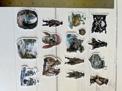 Caribbean Pirates Junk Journal Stickers Scrapbook Supply Papercraft Ephemera