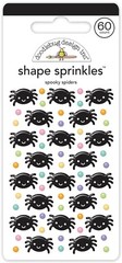 Doodlebug Sprinkles Puffy Stickers Spooky Spiders Dots Smiles Repeats Halloween