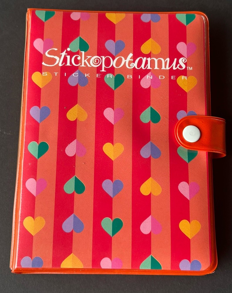 Stickopotamus 6 Ring Binder Includes Sticker Pouch & 48 Partial Sticker Sheets