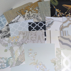 15pc Wallpaper Scraps Mixed Scrapbook Paper Pack Junk Journaling Cards Glue Book