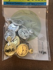 Eyelet Outlet Brads Lot of NEW 6 packs Card Making Scrapbooking Gold Silver