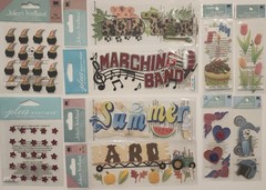 Lot of 31 packs JOLEE’S BOUTIQUE Dimensional Scrapbooking Stickers Mix