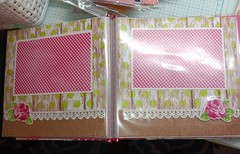 Pre made Paper Studio 8×8 scrapbook plus embellishments