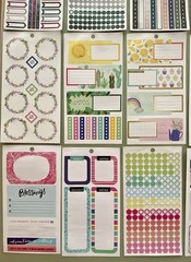 Lot Of 40 Sheets Happy Planner Complete & Incomplete! #1