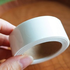 Clear Round Adhesive Stickers Envelope Seal Labels 500 Count