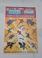 Vintage Okee Dokee Sticker Company Sticker Activity Pack Justice League