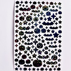 Holographic Sparkle Halloween Sticker Sheet! – Choose a Color!