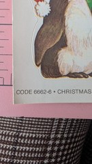 Vintage Current Inc Stickers Christmas Critters Stickers Animals 1 Sheet READ