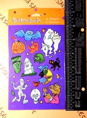 Vintage American Greetings Halloween Ghosts & Monsters Stickers Pack