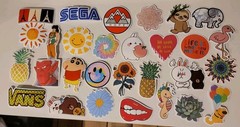 155 Retro Stickers