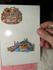 PSX Designs Stickers gone fishing 2 sheets (1 partial)
