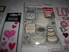 NEW LOT LOVE, WEDDING, FLOWER DIMENSIONAL STICKERS – 3D, JOLEE’S, RECOLLECTIONS
