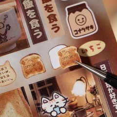 TIAMECH Corner Sketch Stickers Book Japanese Retro Graffiti Series, 30 Sheet…
