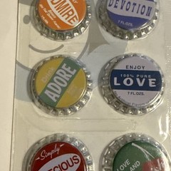 Bottle Caps Li’l Davis Designs Scrapbooking Embellishment Sealed pack (B-5)