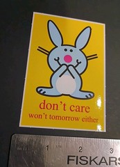 Happy Bunny Sticker Jim Benton Cute Funny Humor Vending Machine Sticker