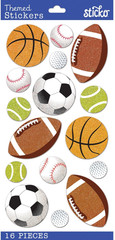 Sports Balls Ball Football Baseball Basketball Soccer Tennis Golf Sticko Sticker